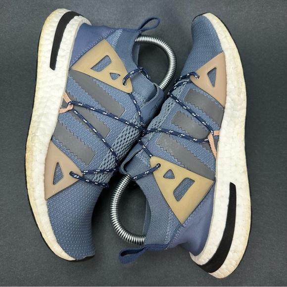 Adidas Womens Arkyn DA9606 Blue Lace Up Low Top Running Shoes Size 6 - Picture 6 of 10